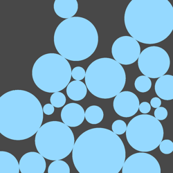Rock cluster poisson disc sampling for above meadow biome